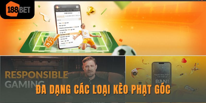 Kèo phạt góc là gì? Hướng dẫn cách chơi và 4 mẹo hiệu quả 2 188bet cung cấp đa dạng các loại kèo phạt góc