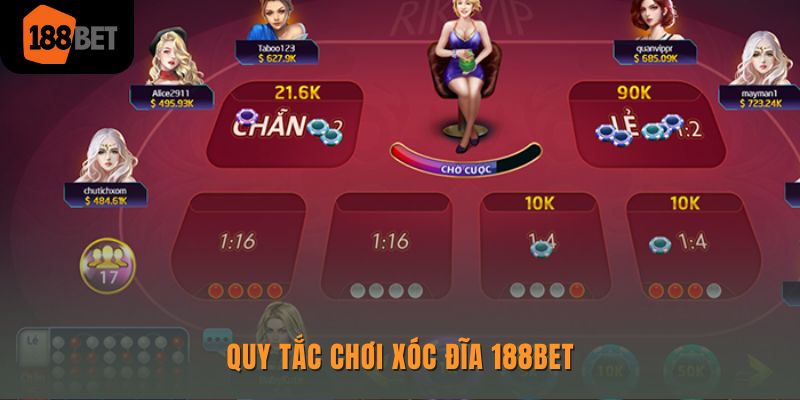 Xóc đĩa 188bet - Trải nghiệm cá cược đỉnh cao nhất hiện nay 2 Quy tắc chơi xóc đĩa 188Bet